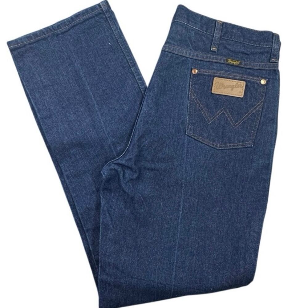 Wrangler Jeans Denim Dark Wash Rigid Cotton Bootcut